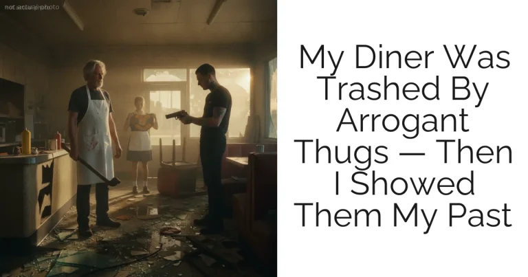 My Diner Was Trashed By Arrogant Thugs — Then I Showed Them My Past