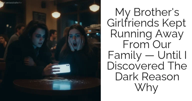 My Brother's Girlfriends Kept Running Away From Our Family — Until I Discovered The Dark Reason Why