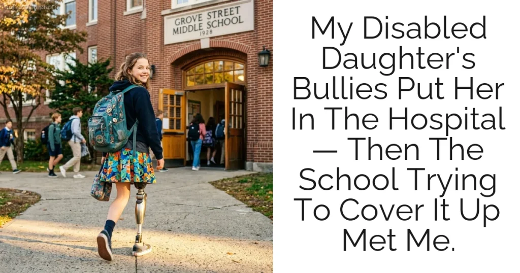 My Disabled Daughter's Bullies Put Her In The Hospital — Then The School Trying To Cover It Up Met Me.