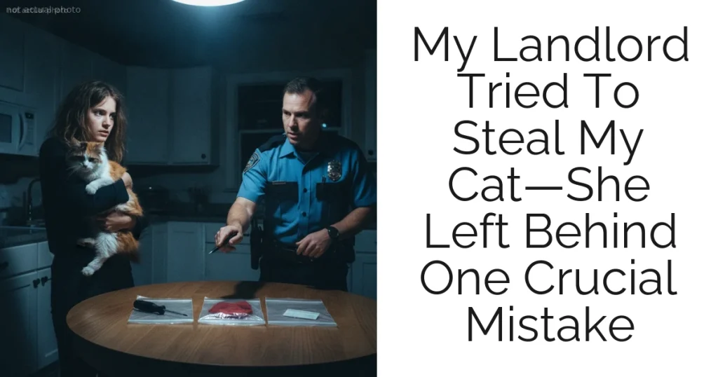 My Landlord Tried To Steal My Cat—She Left Behind One Crucial Mistake