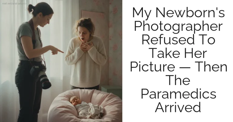 My Newborn's Photographer Refused To Take Her Picture — Then The Paramedics Arrived