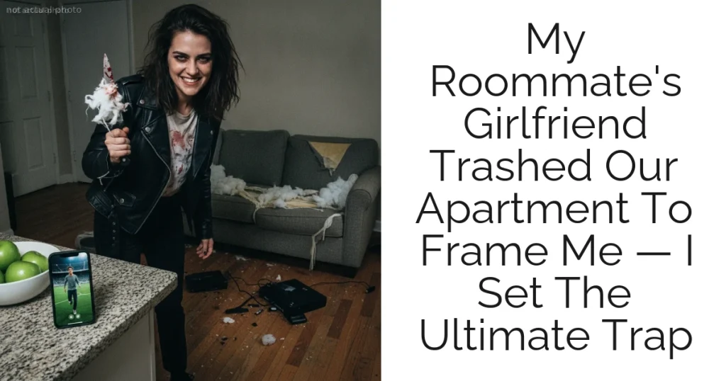 My Roommate's Girlfriend Trashed Our Apartment To Frame Me — I Set The Ultimate Trap