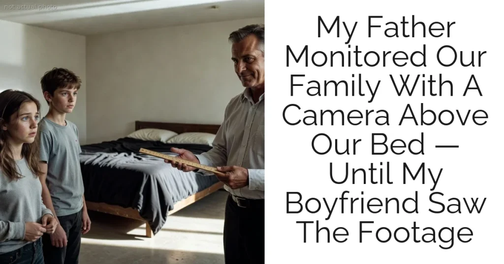 My Father Monitored Our Family With A Camera Above Our Bed — Until My Boyfriend Saw The Footage