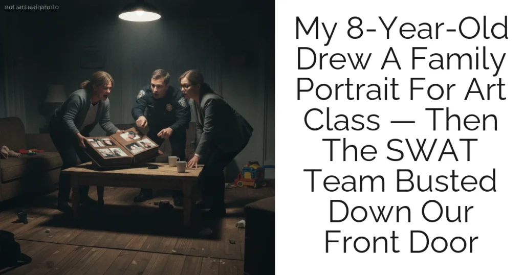 My 8-Year-Old Drew A Family Portrait For Art Class — Then The SWAT Team Busted Down Our Front Door