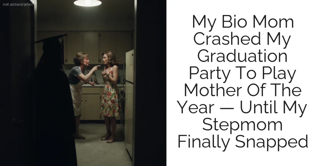My Bio Mom Crashed My Graduation Party To Play Mother Of The Year — Until My Stepmom Finally Snapped