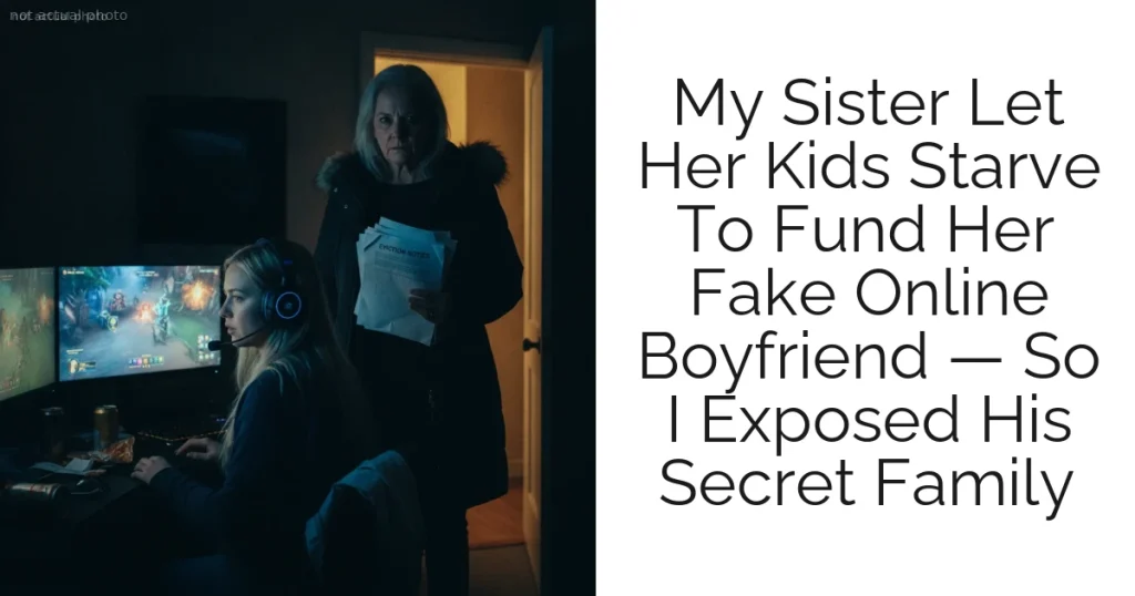 My Sister Let Her Kids Starve To Fund Her Fake Online Boyfriend — So I Exposed His Secret Family