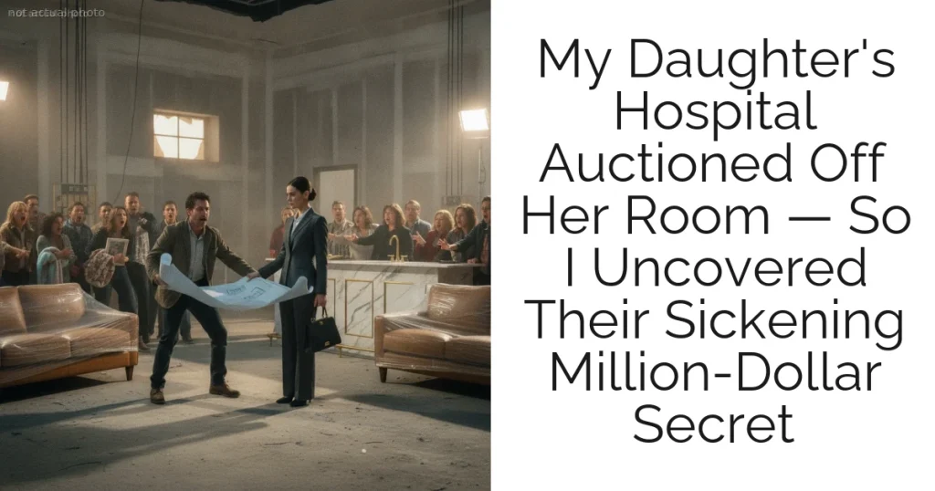 My Daughter's Hospital Auctioned Off Her Room — So I Uncovered Their Sickening Million-Dollar Secret