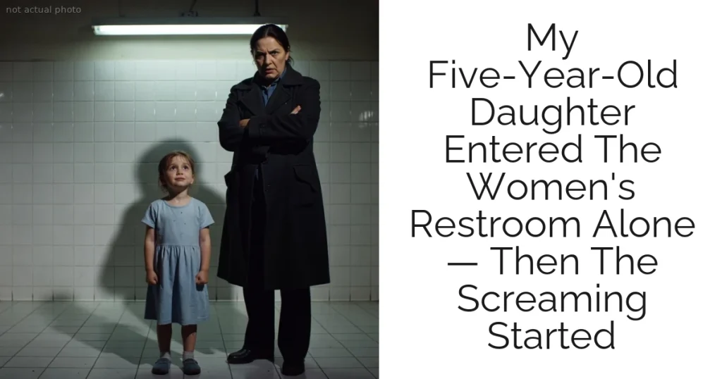 My Five-Year-Old Daughter Entered The Women's Restroom Alone — Then The Screaming Started