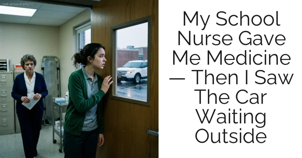 My School Nurse Gave Me Medicine — Then I Saw The Car Waiting Outside