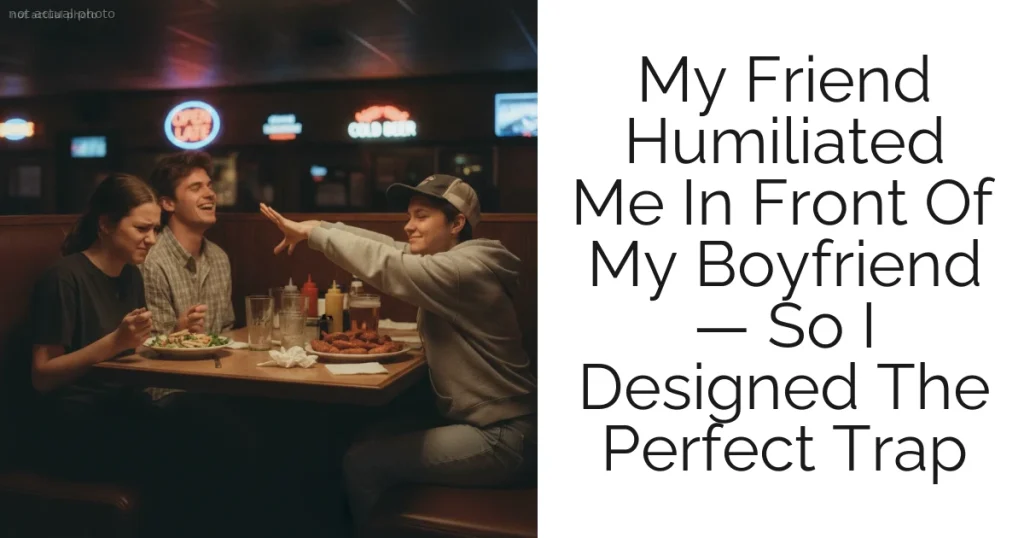 My Friend Humiliated Me In Front Of My Boyfriend — So I Designed The Perfect Trap