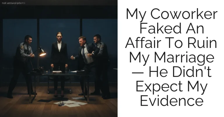 My Coworker Faked An Affair To Ruin My Marriage — He Didn't Expect My Evidence