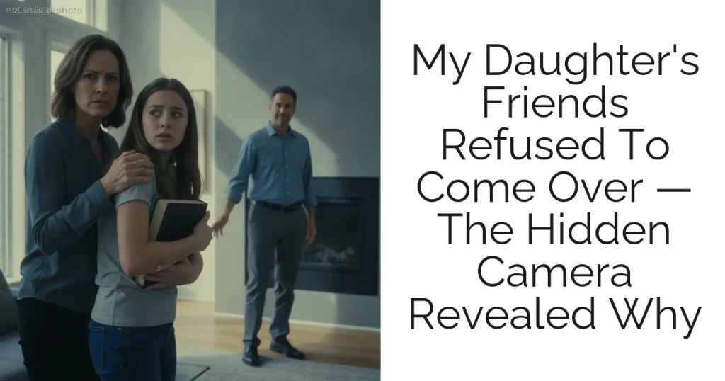 My Daughter's Friends Refused To Come Over — The Hidden Camera Revealed Why