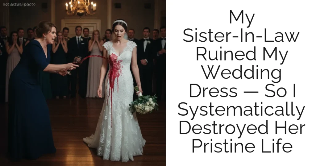 My Sister-In-Law Ruined My Wedding Dress — So I Systematically Destroyed Her Pristine Life