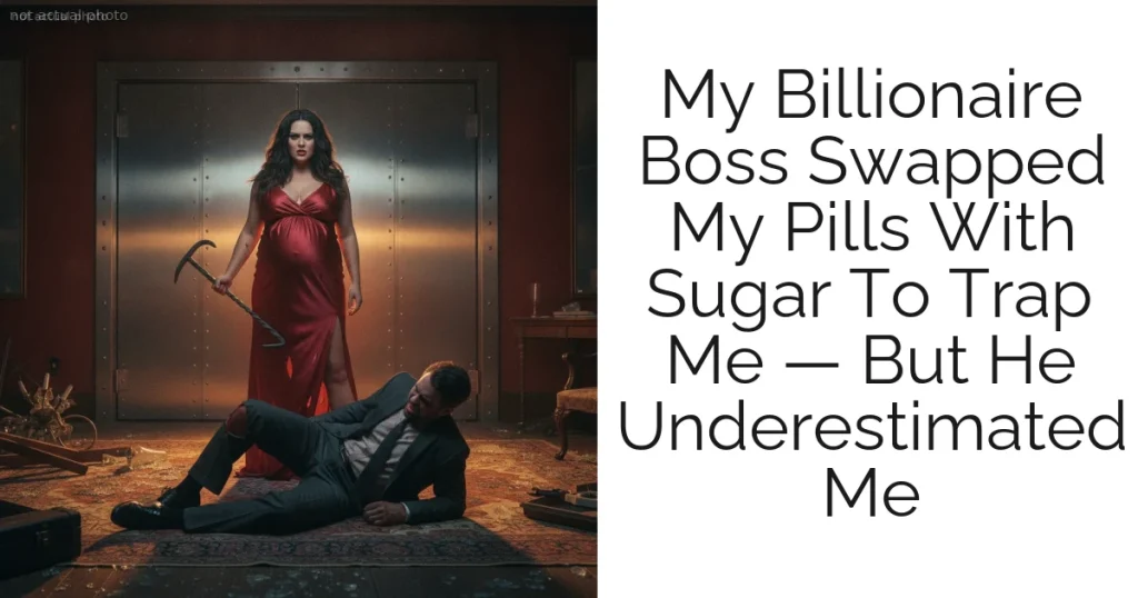 My Billionaire Boss Swapped My Pills With Sugar To Trap Me — But He Underestimated Me
