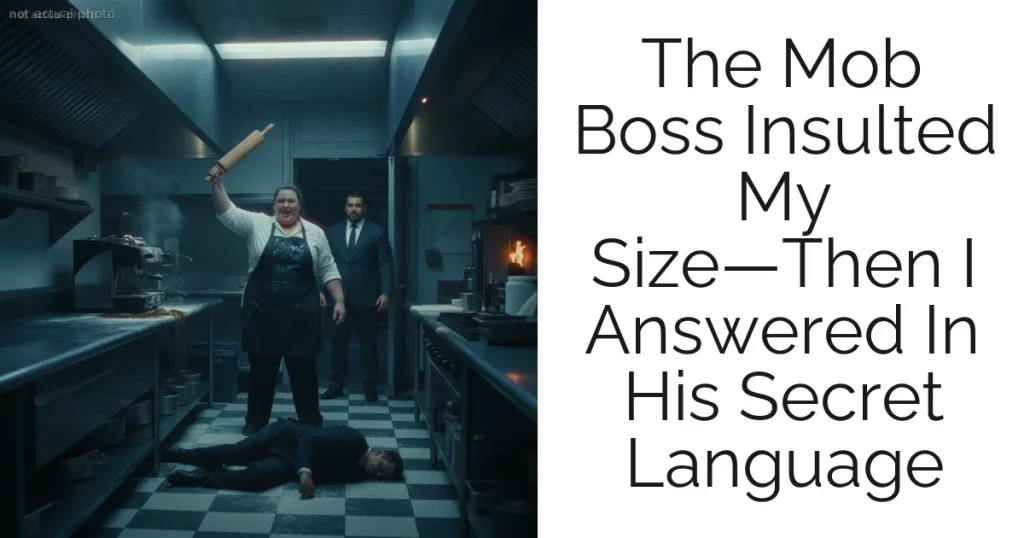 The Mob Boss Insulted My Size—Then I Answered In His Secret Language