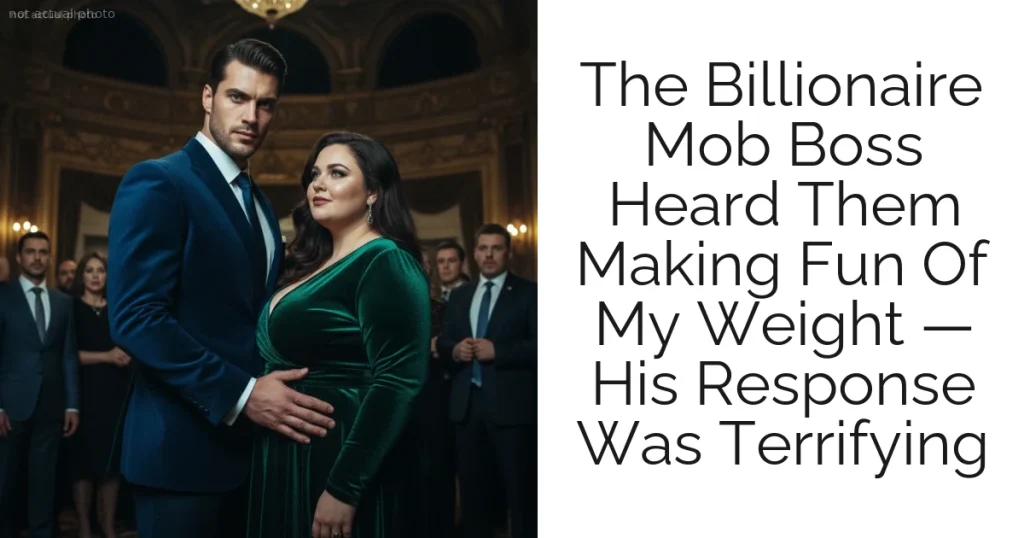 The Billionaire Mob Boss Heard Them Making Fun Of My Weight — His Response Was Terrifying