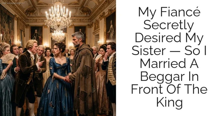 My Fiancé Secretly Desired My Sister — So I Married A Beggar In Front Of The King
