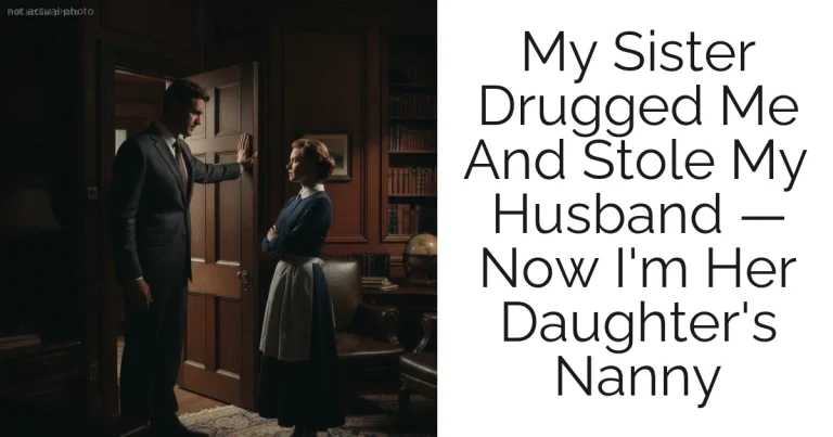 My Sister Drugged Me And Stole My Husband — Now I'm Her Daughter's Nanny