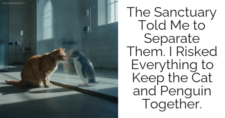 The Sanctuary Told Me to Separate Them. I Risked Everything to Keep the Cat and Penguin Together.