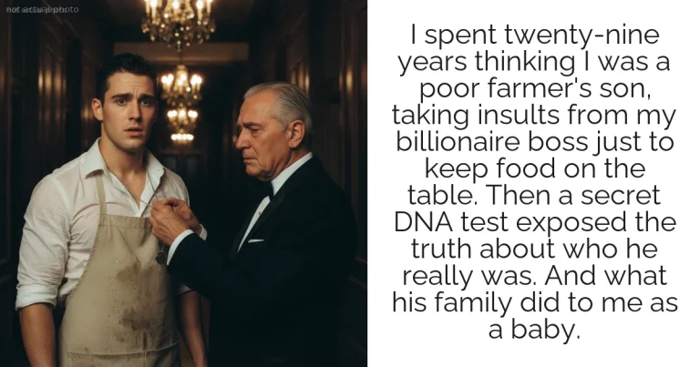 I spent twenty-nine years thinking I was a poor farmer's son, taking insults from my billionaire boss just to keep food on the table. Then a secret DNA test exposed the truth about who he really was. And what his family did to me as a baby.