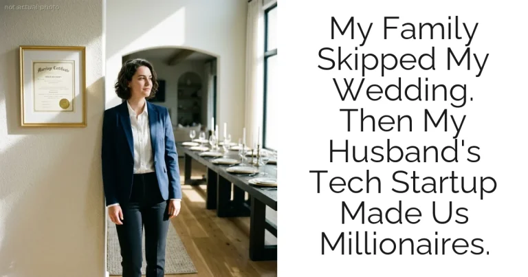 My Family Skipped My Wedding. Then My Husband's Tech Startup Made Us Millionaires.