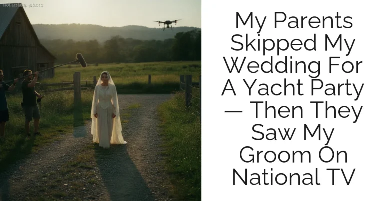 My Parents Skipped My Wedding For A Yacht Party — Then They Saw My Groom On National TV