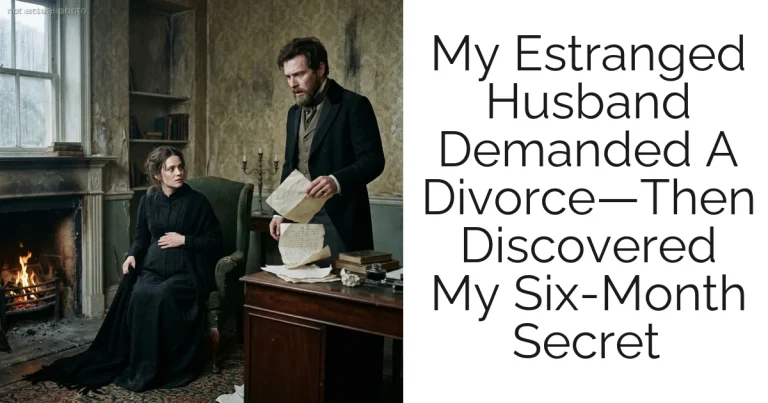 My Estranged Husband Demanded A Divorce—Then Discovered My Six-Month Secret