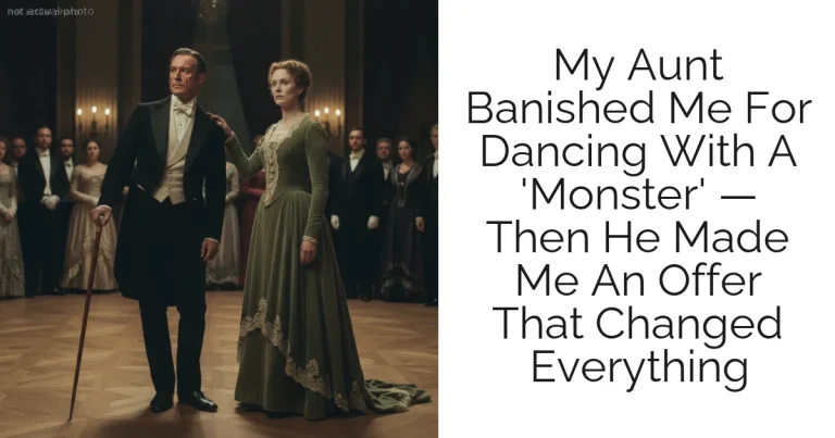 My Aunt Banished Me For Dancing With A 'Monster' — Then He Made Me An Offer That Changed Everything