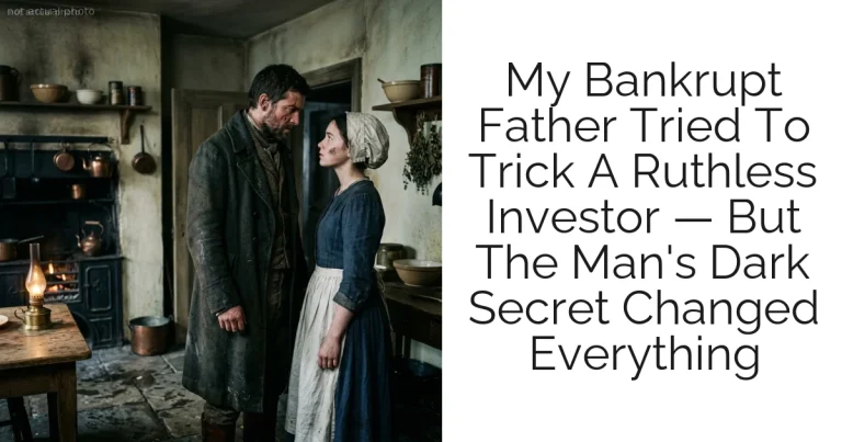 My Bankrupt Father Tried To Trick A Ruthless Investor — But The Man's Dark Secret Changed Everything