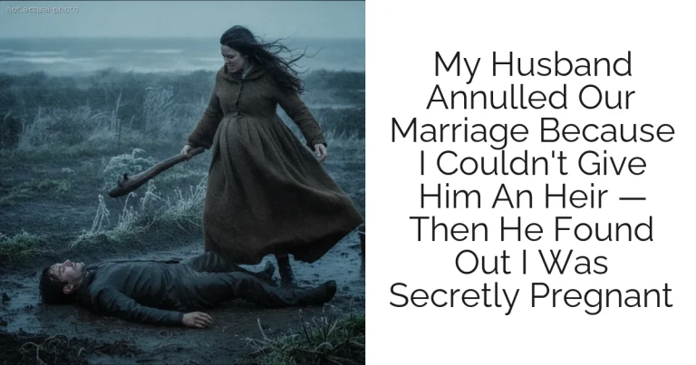My Husband Annulled Our Marriage Because I Couldn't Give Him An Heir — Then He Found Out I Was Secretly Pregnant