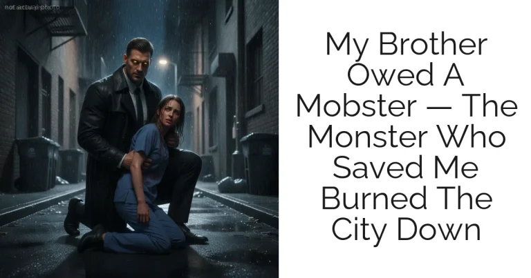 My Brother Owed A Mobster — The Monster Who Saved Me Burned The City Down