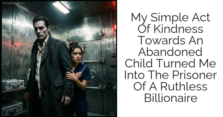 My Simple Act Of Kindness Towards An Abandoned Child Turned Me Into The Prisoner Of A Ruthless Billionaire