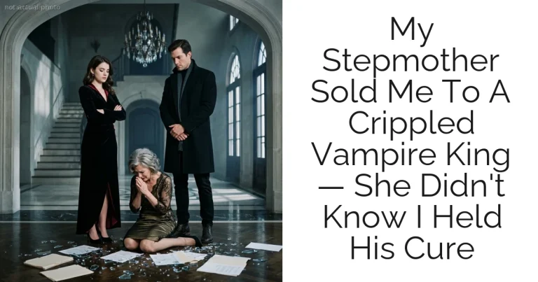 My Stepmother Sold Me To A Crippled Vampire King — She Didn't Know I Held His Cure