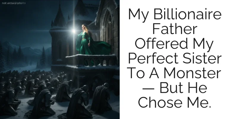 My Billionaire Father Offered My Perfect Sister To A Monster — But He Chose Me.