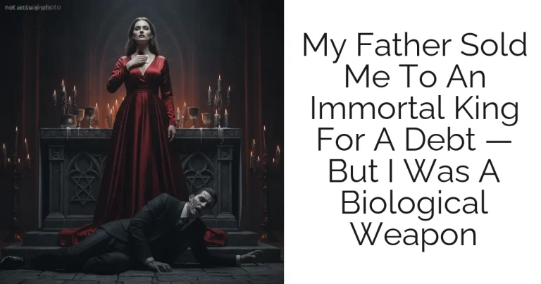 My Father Sold Me To An Immortal King For A Debt — But I Was A Biological Weapon