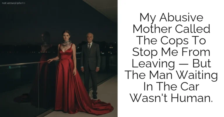 My Abusive Mother Called The Cops To Stop Me From Leaving — But The Man Waiting In The Car Wasn't Human.