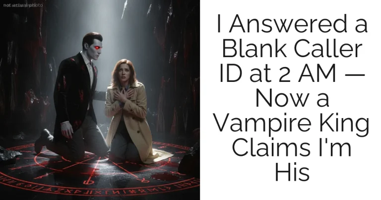 I Answered a Blank Caller ID at 2 AM — Now a Vampire King Claims I'm His