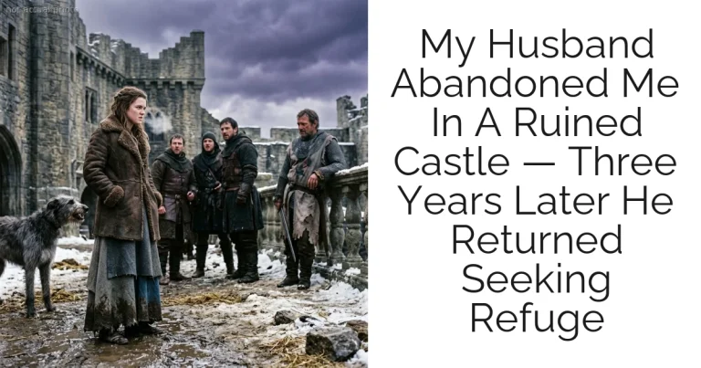My Husband Abandoned Me In A Ruined Castle — Three Years Later He Returned Seeking Refuge