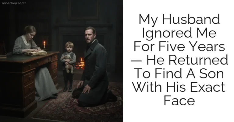 My Husband Ignored Me For Five Years — He Returned To Find A Son With His Exact Face