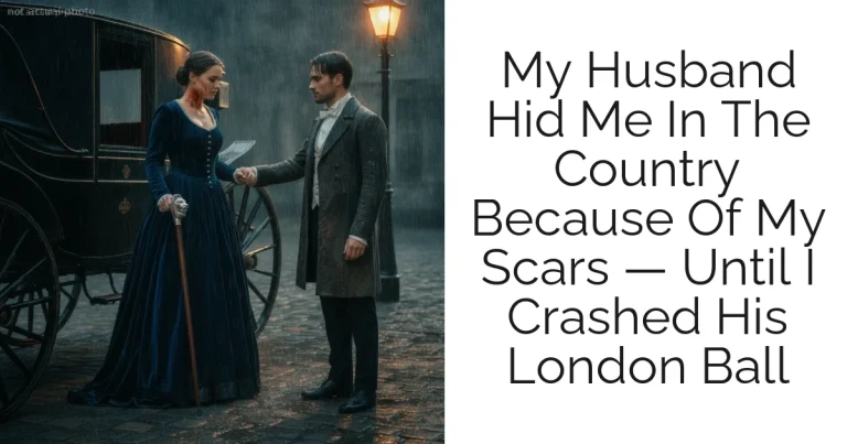 My Husband Hid Me In The Country Because Of My Scars — Until I Crashed His London Ball