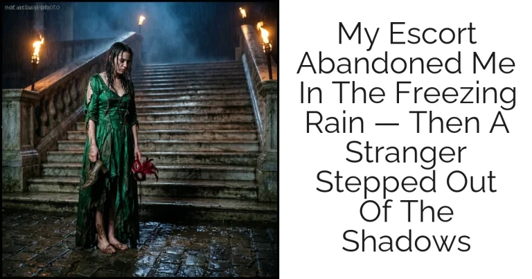 My Escort Abandoned Me In The Freezing Rain — Then A Stranger Stepped Out Of The Shadows