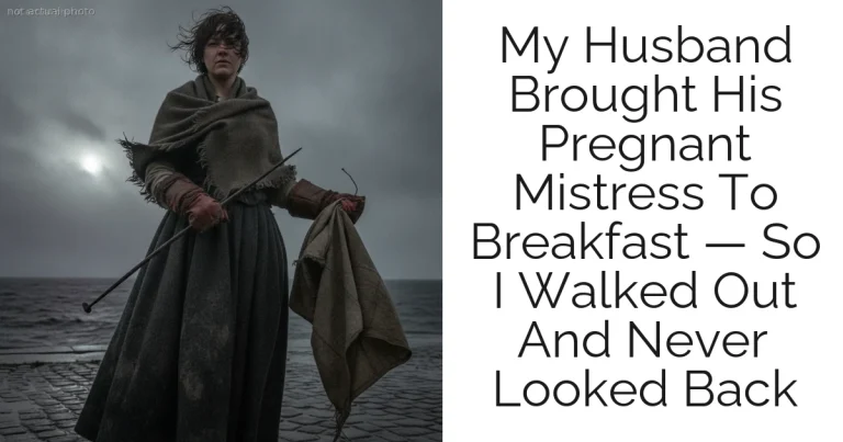 My Husband Brought His Pregnant Mistress To Breakfast — So I Walked Out And Never Looked Back