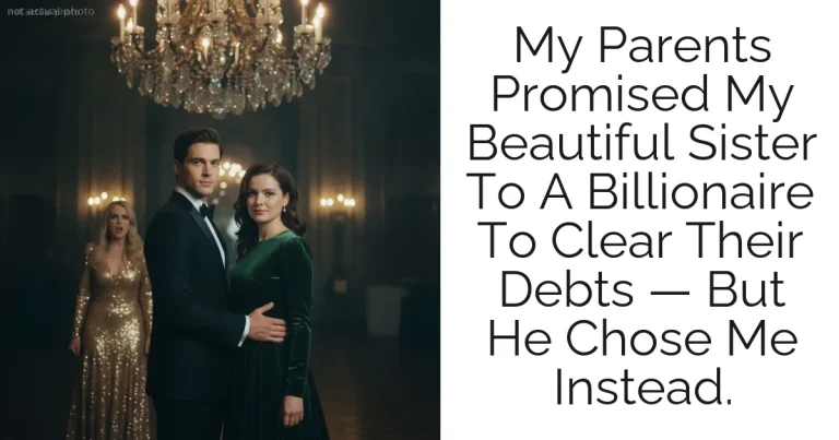 My Parents Promised My Beautiful Sister To A Billionaire To Clear Their Debts — But He Chose Me Instead.