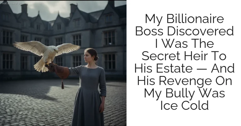My Billionaire Boss Discovered I Was The Secret Heir To His Estate — And His Revenge On My Bully Was Ice Cold