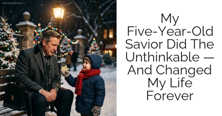 My Five-Year-Old Savior Did The Unthinkable — And Changed My Life Forever