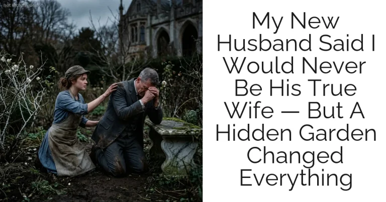 My New Husband Said I Would Never Be His True Wife — But A Hidden Garden Changed Everything