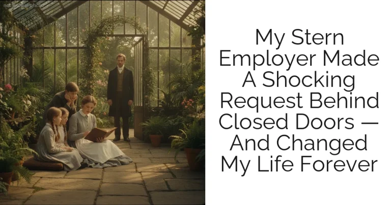 My Stern Employer Made A Shocking Request Behind Closed Doors — And Changed My Life Forever