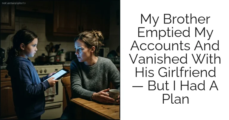 My Brother Emptied My Accounts And Vanished With His Girlfriend — But I Had A Plan