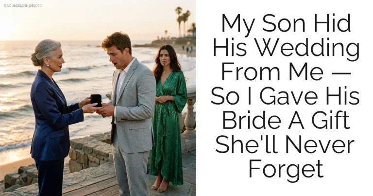 My Son Hid His Wedding From Me — So I Gave His Bride A Gift She'll Never Forget