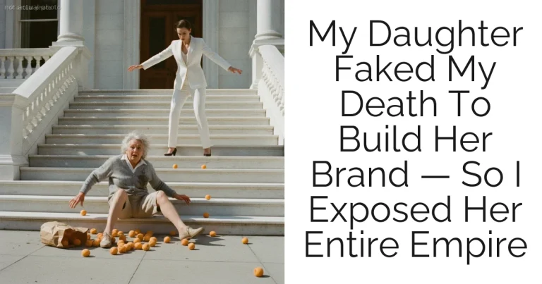My Daughter Faked My Death To Build Her Brand — So I Exposed Her Entire Empire